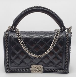 Chanel Boy Bag with Top Handle
